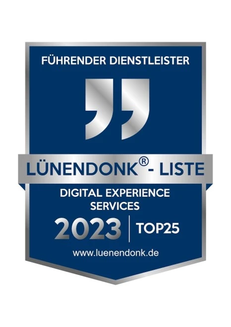 Lünendonk Liste DXS 2023 Top 25 Badge